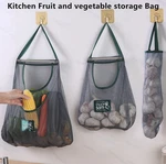 1PC Reusable Hanging Mesh Storage Bag Kitchen Fruit Vegetable Net Organizer. Fixed Price $10.95.