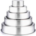 Teamfar Cake Pan 4 - 6 8 9 11 Stainless Steel Round Baking Tier Smash. Fixed Price $39.88.