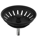 Kanary Stainless Steel Kitchen Sink Strainer Twin, Matte Black. Fixed Price $28.99.