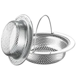 Payhori 2 Pack 4.5 Inch Kitchen Sink Drain Strainer With Handle, Rustproof Stain. Fixed Price $13.37.