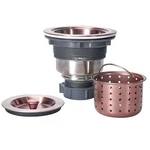 Kone 3/1-2 Inch Sink Drain Assembly Antique Copper Kitchen Rose Gold. Fixed Price $39.95.
