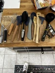 T-fal 13-PC Heat Resistant Utensil Set Silicone/ss W/ Wood Handles. Fixed Price $25.00.