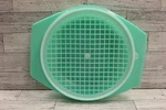 Tupperware Jade Collander With 516-7 Strainer Lid Used. Fixed Price $7.00.