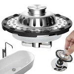 Universal Bathtub Drain Stopper Pop-up Hair Catcher Replacement For. Fixed Price $12.99.