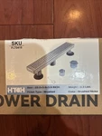Htoh Linear Shower Drain. Fixed Price $25.50.