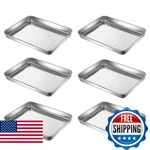 Hytk Small Cookie Baking Sheet Pans Stainless Steel 304 Little Tiny Serving Tray. Fixed Price $72.57.