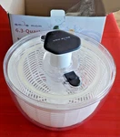 Smile Mom Salad Spinner Small Lettuce Kitchen Gadgets 6.3 Qt, White. Fixed Price $15.95.