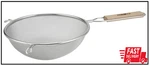 Winco Strainer With Single Fine Mesh, 8-INCH Diameter, Medium, Stainless Steel,. Fixed Price $9.90.