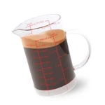 Newness Glass Measuring With Handle, 500 Ml (0.5 Liter, 2 Cup) Double-sid.... Fixed Price $27.81.