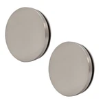 Westbrass D980R-2-07 Floating No-hole Bath Waste Overflow, Satin Nickel (2-PACK). Fixed Price $43.31.