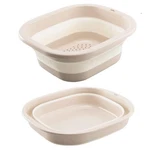 2PCS Folding Colander Bowls Strainers For Kitchen, Double Layer Drain Basket .... Fixed Price $26.85.