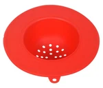 Silicone Sink Strainer Easy Clean Stain Proof Non-slip Grip (red). Fixed Price $12.87.