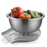 304 Stainless Steel Colander With Self-draining Base, Goldusk 5QT Food-grade .... Fixed Price $37.09.