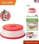 10.5 Inch Collapsible Microwave Cover Versatile & Bpa-free Silicone. Fixed Price $14.24.