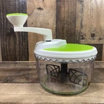 Progressive PL8 Professional 3 Cup Manual Food Processor-green/white Camping Rv. Fixed Price $14.99.