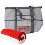 Mesh Tote Bag 60X30 Beach Towel Bundle, Large Quick-dry Hand With Rei.... Fixed Price $30.71.