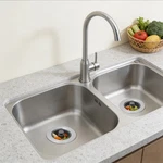2PCS Kitchen Sink Drain Strainer Stopper Stainless Steel Wrapped Pop Up .... Fixed Price $12.99.