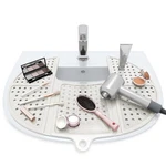 Bathroom Counter Cover & Storage Saver Foldable Silicone Mat For Hot Tools Hair. Fixed Price $40.34.