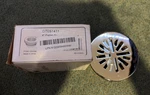 Delta DT051411 4" Prefab Round Shower Drain, Chrome. Fixed Price $18.99.