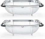 Over The Sink Oval Colander For Kitchen, Stainl Steel Fine Mesh. Fixed Price $36.39.