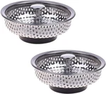 Jdyyicz Pack Of 2 Kitchen Sink Drain Strainer Basket And Stopper. Fixed Price $14.75.