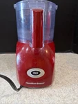 Hamilton Beach Cup Food Chopper, Red, MODEL-72703. Fixed Price $19.00.