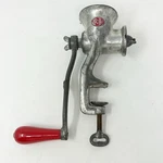 Vintage Spong National 25 Hand Crank Metal Mincer Meat Grinder Table Clamp. Fixed Price $23.20.