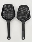 Joseph & Unbranded Scoop Colander Strainer Spoons, Black 13", Set Of 2. Fixed Price $9.00.