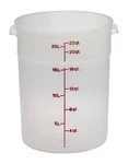 Cambro RFS22PP190 Qt Round Translucent Polypropylene Storage Container. Fixed Price $17.33.