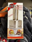 Norpro Deluxe Stainless Steel Vegetable Chopper Auto-rotate Blades Model # 842. Fixed Price $39.99.
