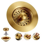Kitchen Sink Drain Strainer: Stainless Steel 3 1 Stopper With Anti-cl.... Fixed Price $32.25.