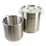 Gas One Fryer Pot 32 Quart All Purpose Stainless Steel Tri-ply Bottom With. Fixed Price $116.08.