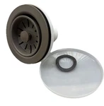 Karran Kitchen Sink Basket Strainer Concrete 4-1/2" X 3-1/8" Qbscno 91. Fixed Price $17.42.
