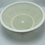 Asvel Pose Plastic Strainer White Made Japan 11" Diameter 4" Height Vintage. Fixed Price $7.50.