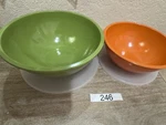 Martha Stewart Smartware Collection Mixing Bowls W/lids Lot Of 2. Fixed Price $23.96.