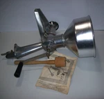 Vintage Squeezo Original Berarducci Strainer Model 400-TS, With Instructions. Fixed Price $35.00.