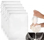 1-5 Pcs Organic Cotton Nut Milk Bag Reusable Food Strainer Coffee Cheese Cloth. Fixed Price $5.95.