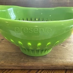Large Green Canning Colander Durable 100% Recycled Plastic Preserve Vintage. Fixed Price $15.00.
