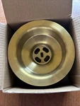 Luxier KS01-G Brushed Gold Basket Strainer Grid Kitchen Sink Drain. Fixed Price $12.00.