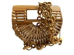 Cult Gaia's Ark Nano Belt Bag In Natural. Fixed Price $200.00.