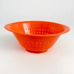 Vintage 70S Rubbermaid Orange Plastic Two Handled Colander Strainer #2931 Usa. Fixed Price $9.99.