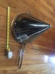12" Kitchen Stainless Steel Silver Round Fine Mesh Chinois China Cap Strainer. Fixed Price $54.99.