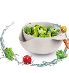 Fantasee Multifunctional Kitchen Rolling Large Colander, Wheat Color. Fixed Price $23.11.