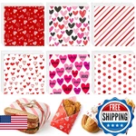 Reallnaive 300 Pcs Valentine Wax Paper Sheets For Food 12 Inch Red Heart. Fixed Price $49.82.