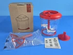 Tupperware Power Chef Gen Ii Red Turbo Herb Food Chopper No Cover Lid.. Fixed Price $24.99.