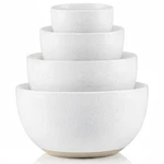 Kook Mixing Bowls, Ceramic Nesting Stoneware Kitchen For Prep, Ser. Fixed Price $76.12.