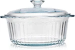 Cgnweeps Round Glass Casserole Baking Dish With Lid Borosilicate 2.4QT Ove. Fixed Price $44.62.