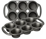 Hongbake Everline Cast Iron Muffin Pan, 6-CUP, Non-toxic, Uncoated, Durable. Fixed Price $67.45.