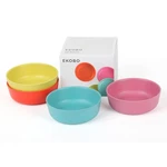 Ekobo Bamboo Kids Bowls Set Of 4 Pop, 20 Oz Reusable In Lagoon, Lime, P.... Fixed Price $61.60.