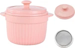 Ceramic Bacon Container With Strainer,grease For Kitchen 17OZ. Fixed Price $37.55.